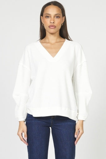 Martine Waffle Knit Top by Dear John
