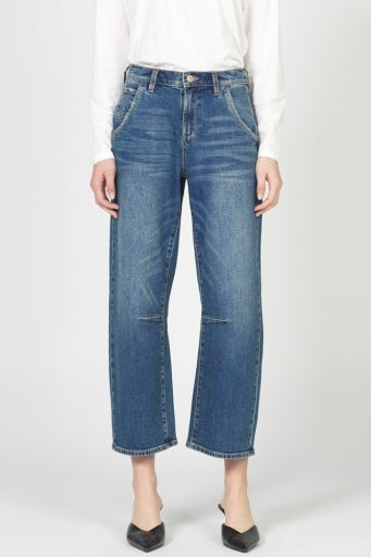 Lasso Barrel Leg in Blue Mix by Dear John