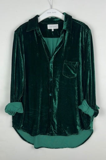 Galina Velvet Top in Rainforest by Dear John