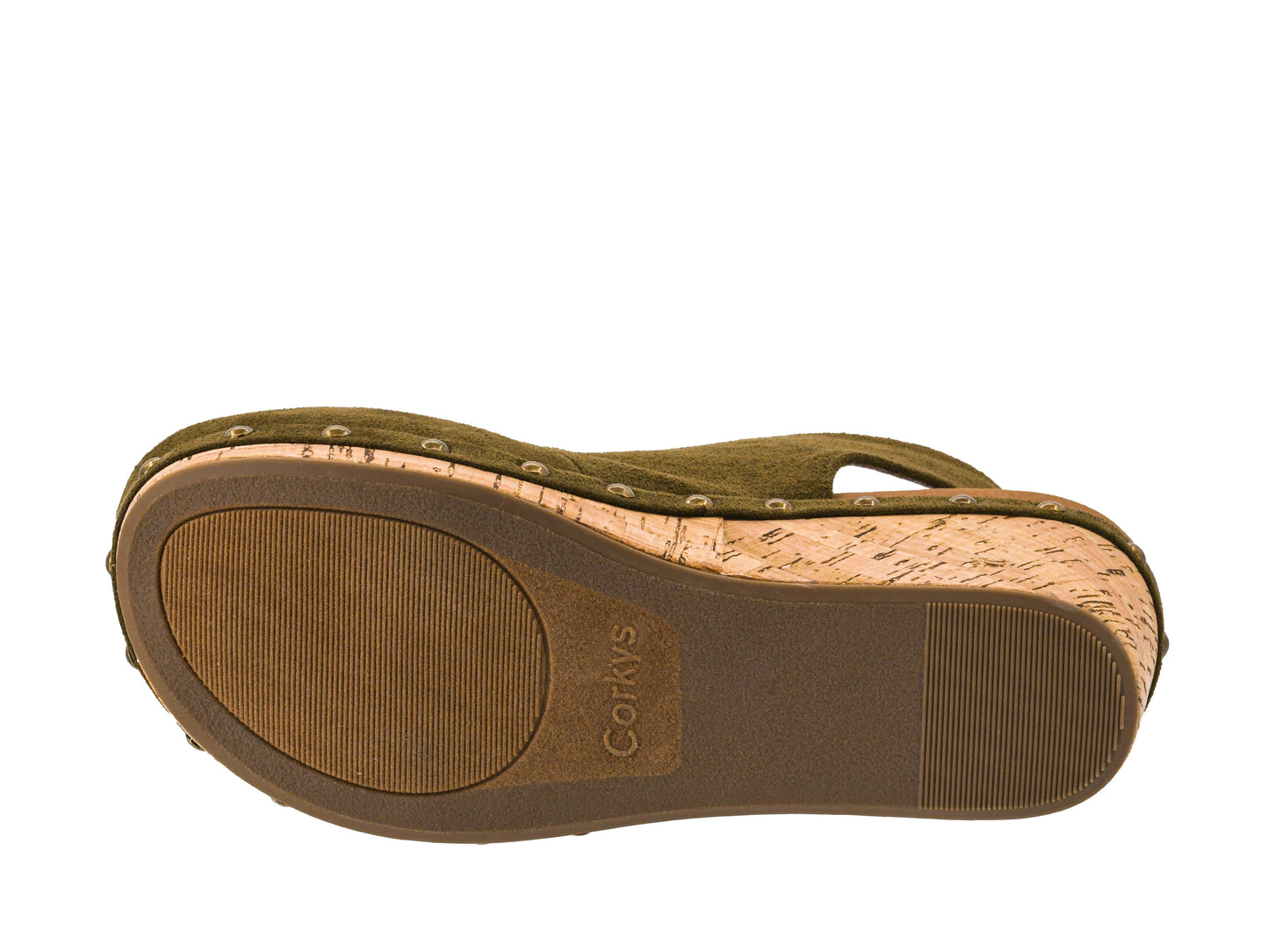 Oh It's You Wedges in Moss by Corkys Footwear