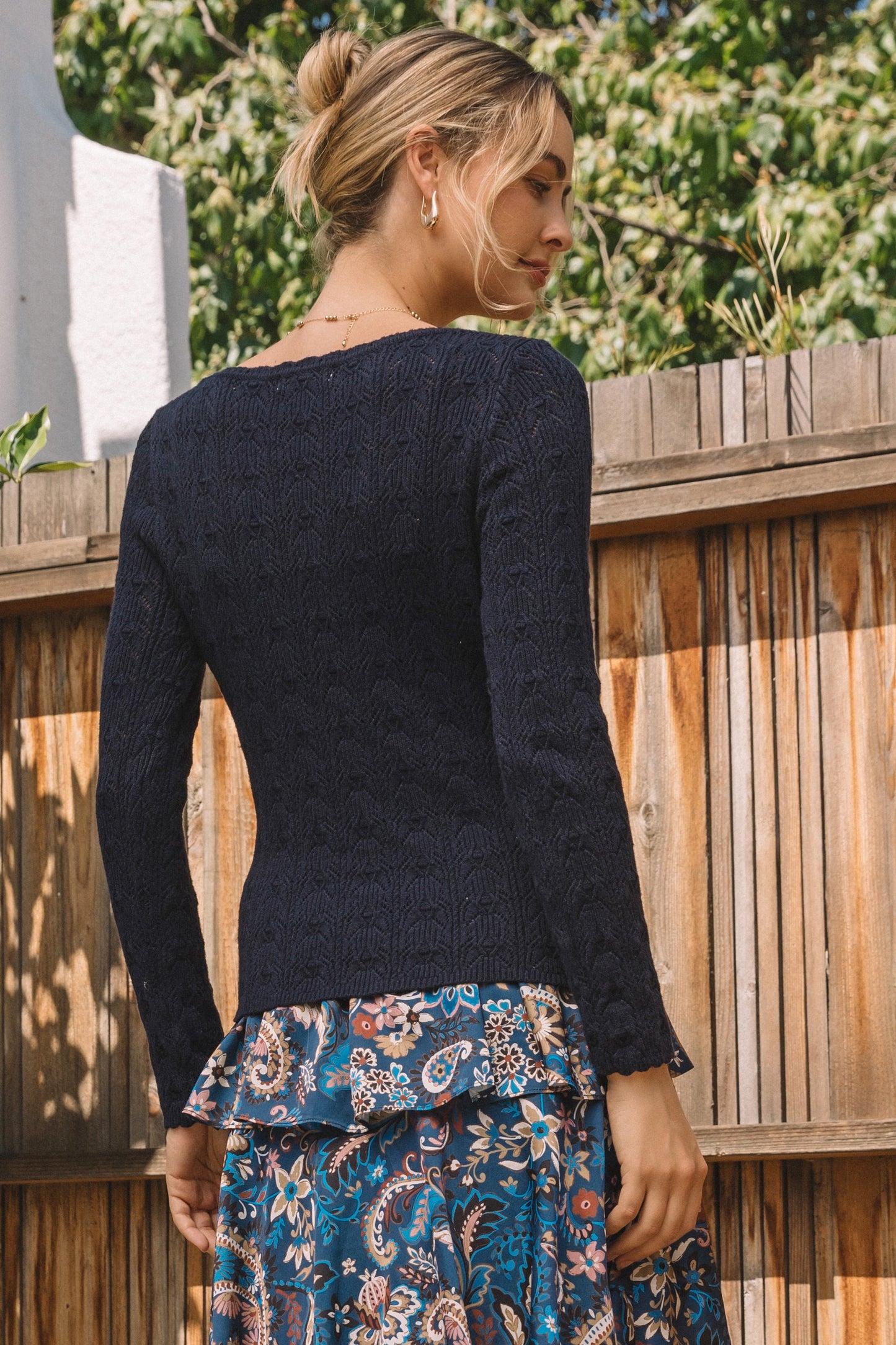 Eloise Pointelle Cardigan