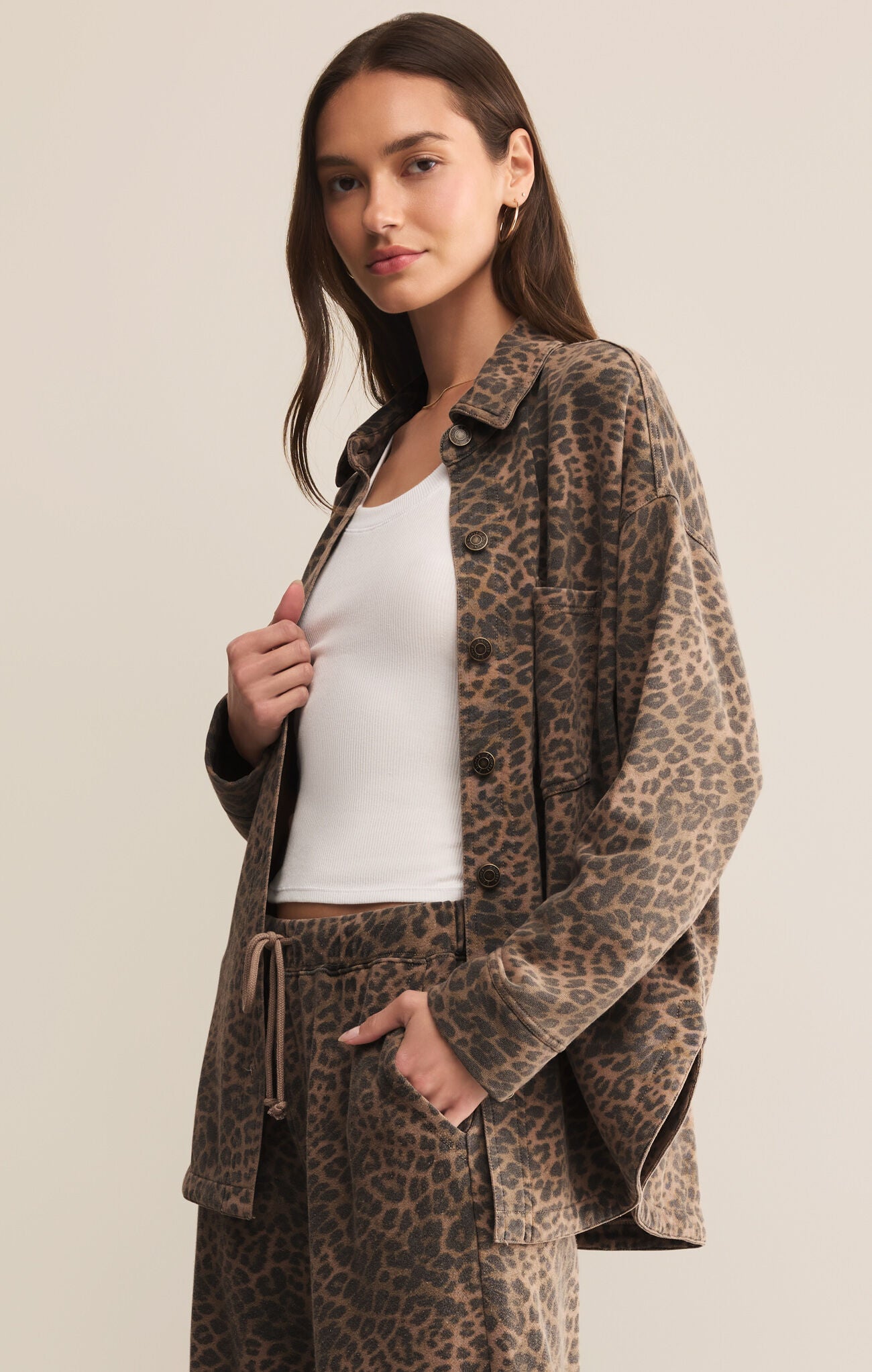All Day Leopard Jacket by Z Supply