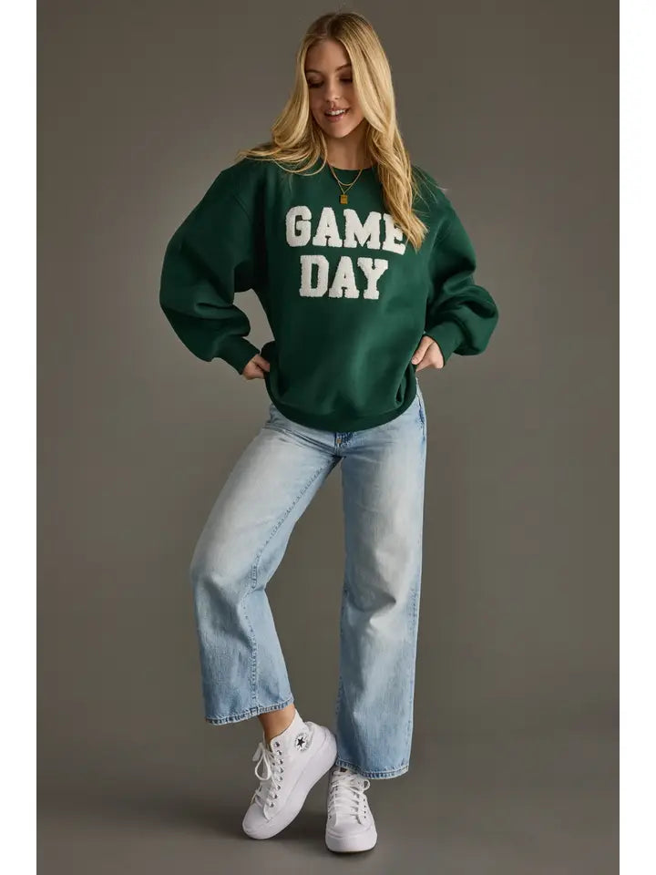 Game Day Sweatshirt in Green