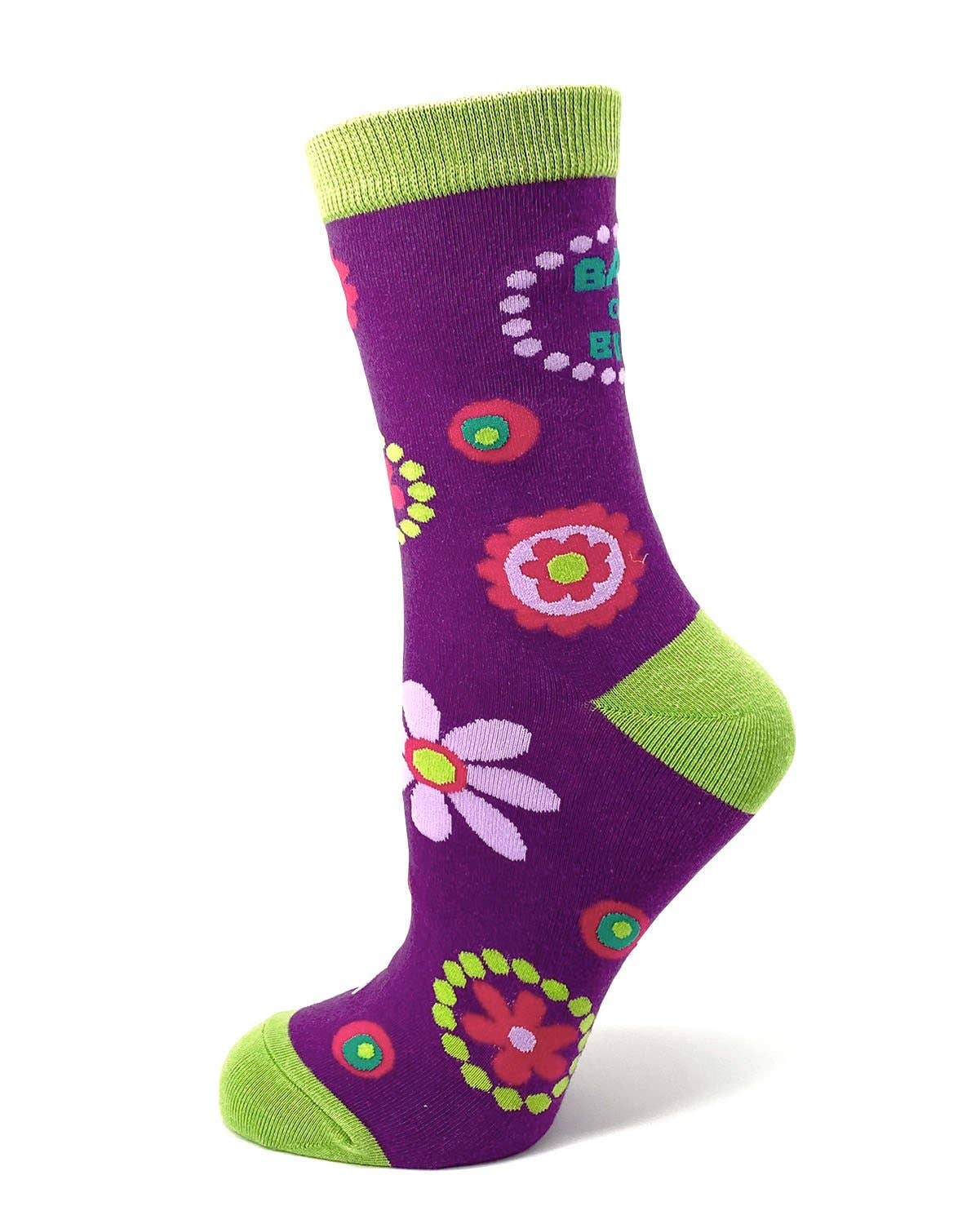 Back OFF Bitch Women's Crew Socks