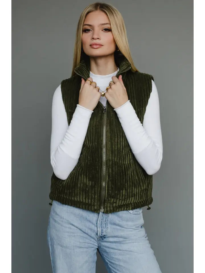 Mossy Meadow Corduroy Vest