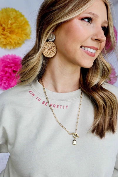 Aim To Be Pretty Sweatshirt