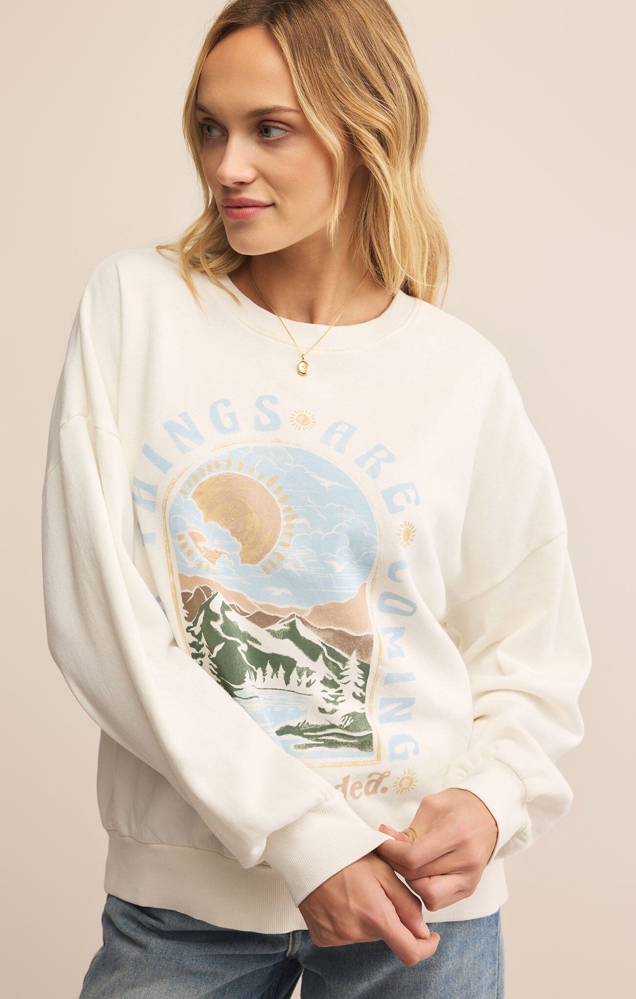Grounded Sunday Sweatshirt by Z Supply