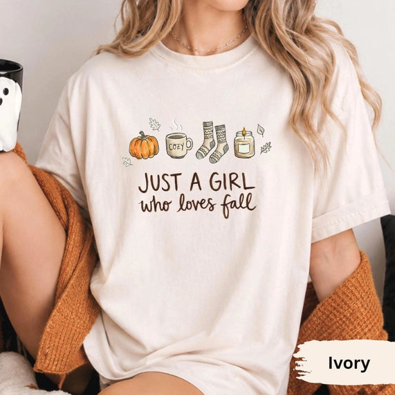 Pre-Order Just A Girl Who Loves Fall Tee