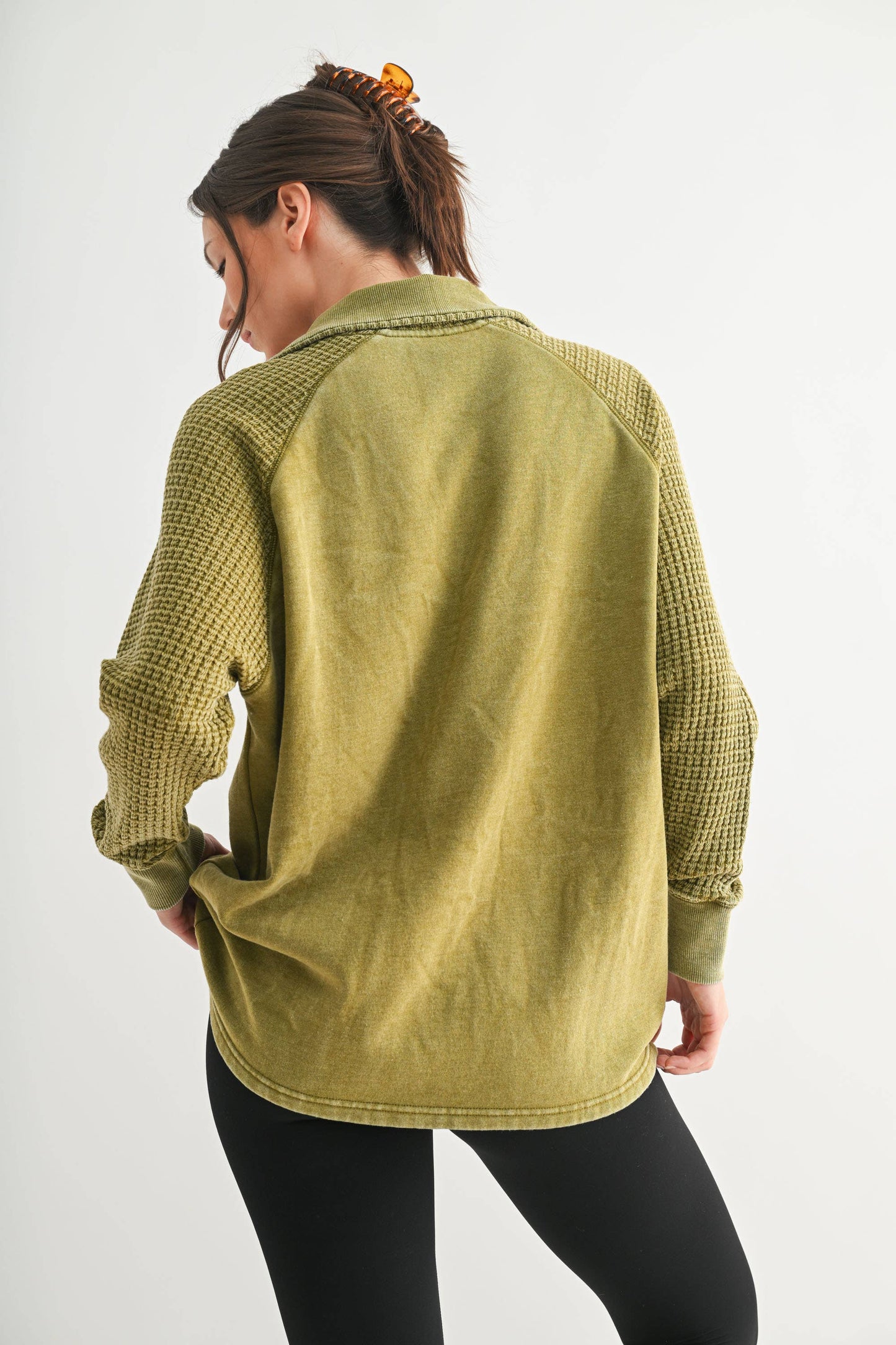 Duality Waffle Knit Henley