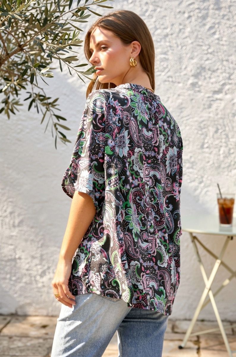 Moonlight Paisley Top by Dear Scarlett