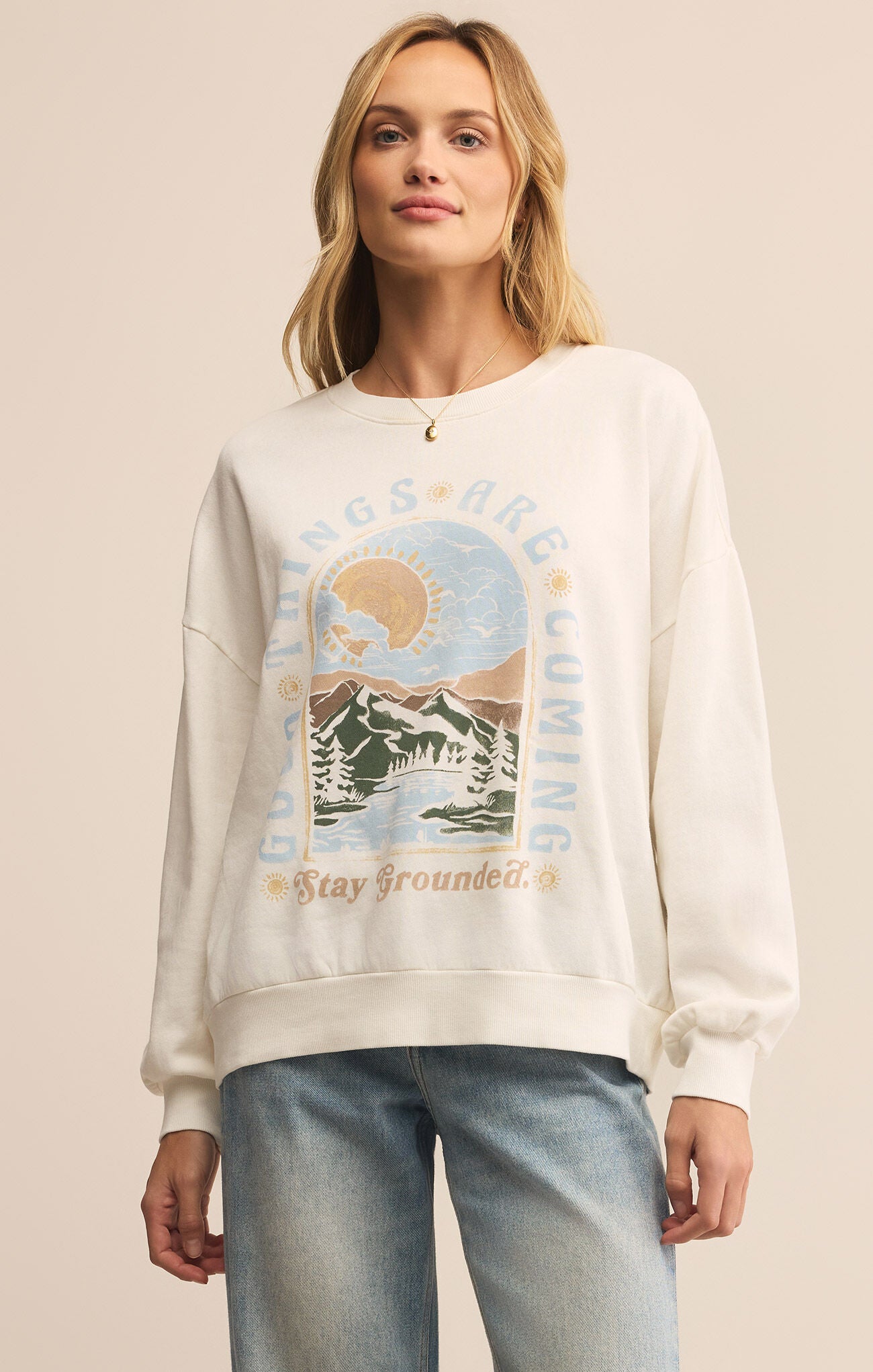 Grounded Sunday Sweatshirt by Z Supply