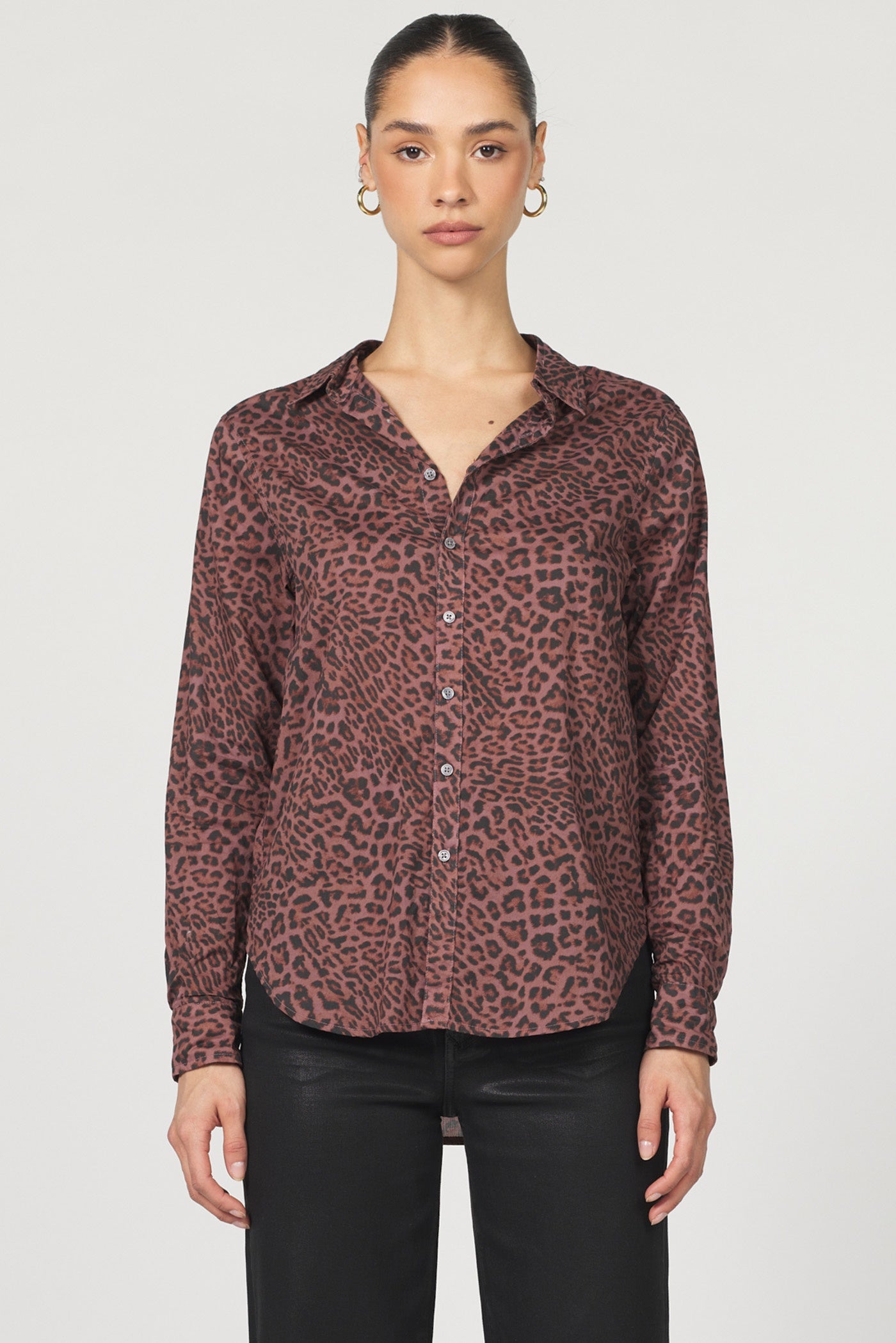 Lolita Top in Cappuccino Leopard by Dear John