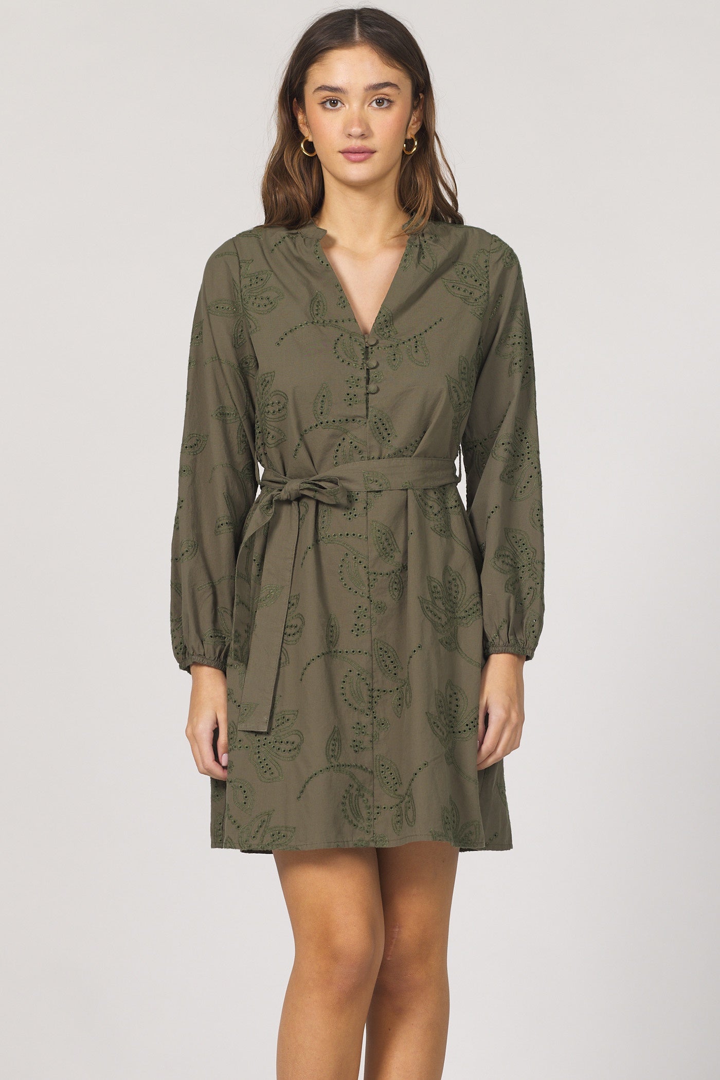 Christine Dress in Vetiver by Dear John