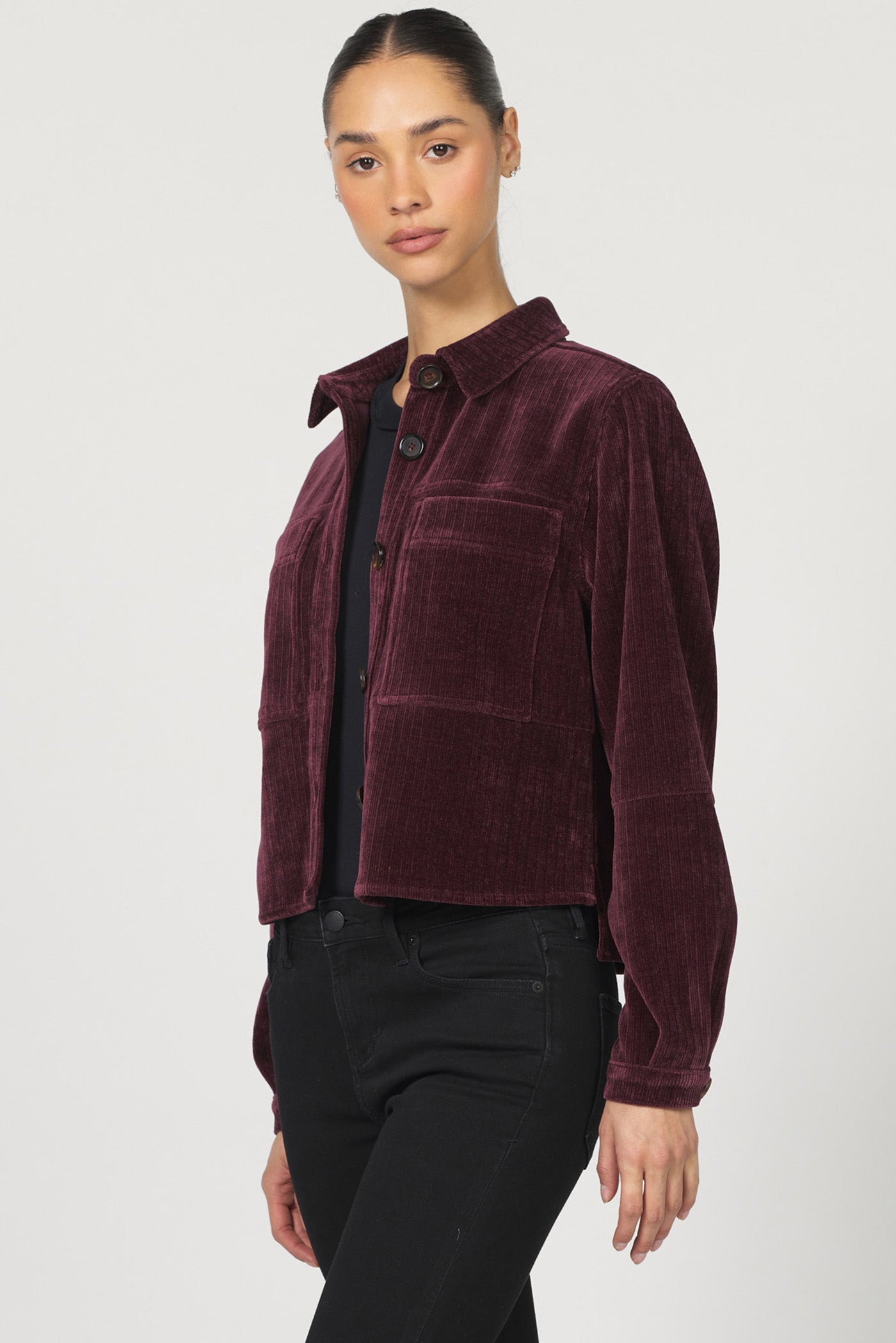 Gina Cropped Corduroy Jacket by Dear John
