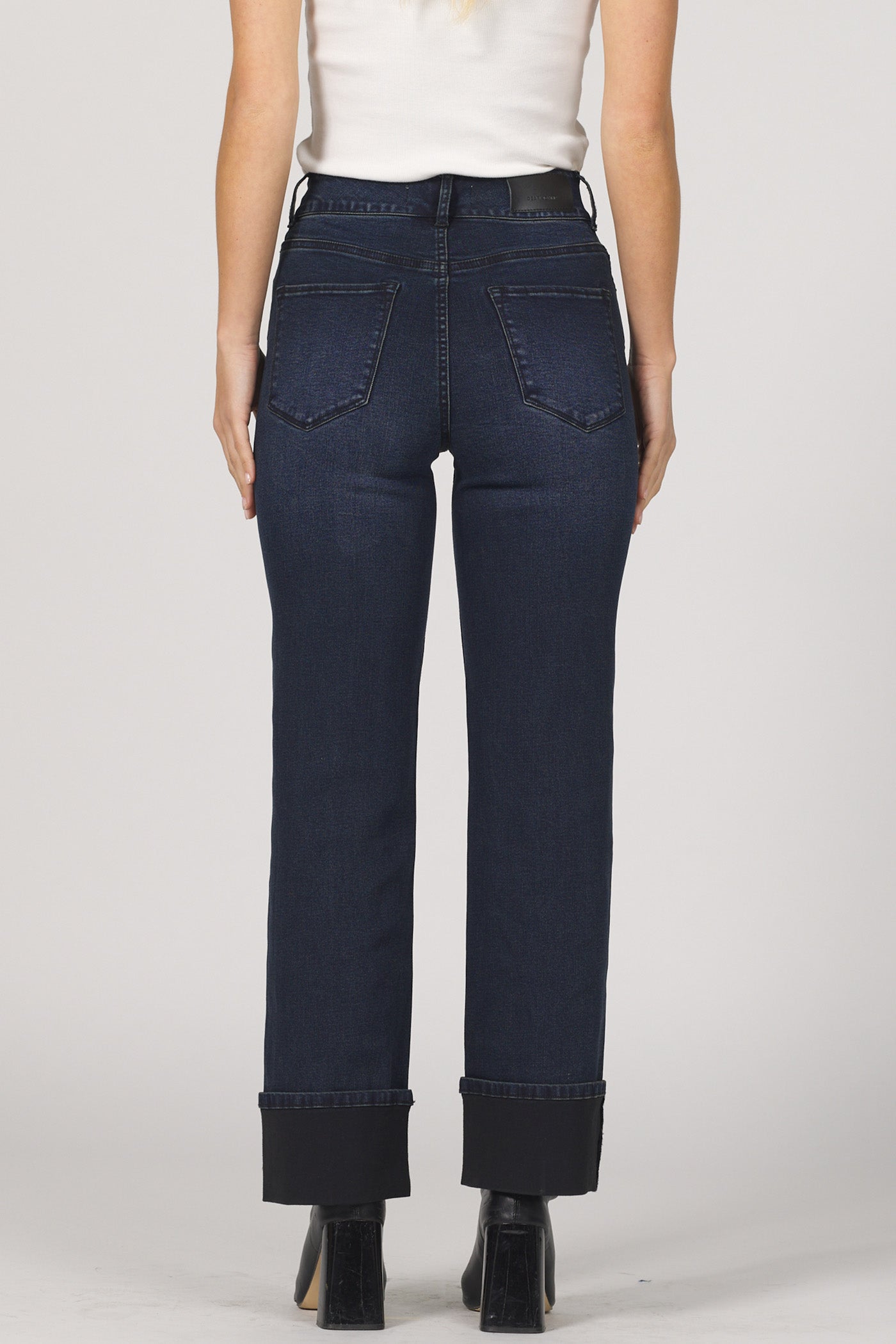 Holly High Rise Cuffed Hem Jeans in Callaway by Dear John