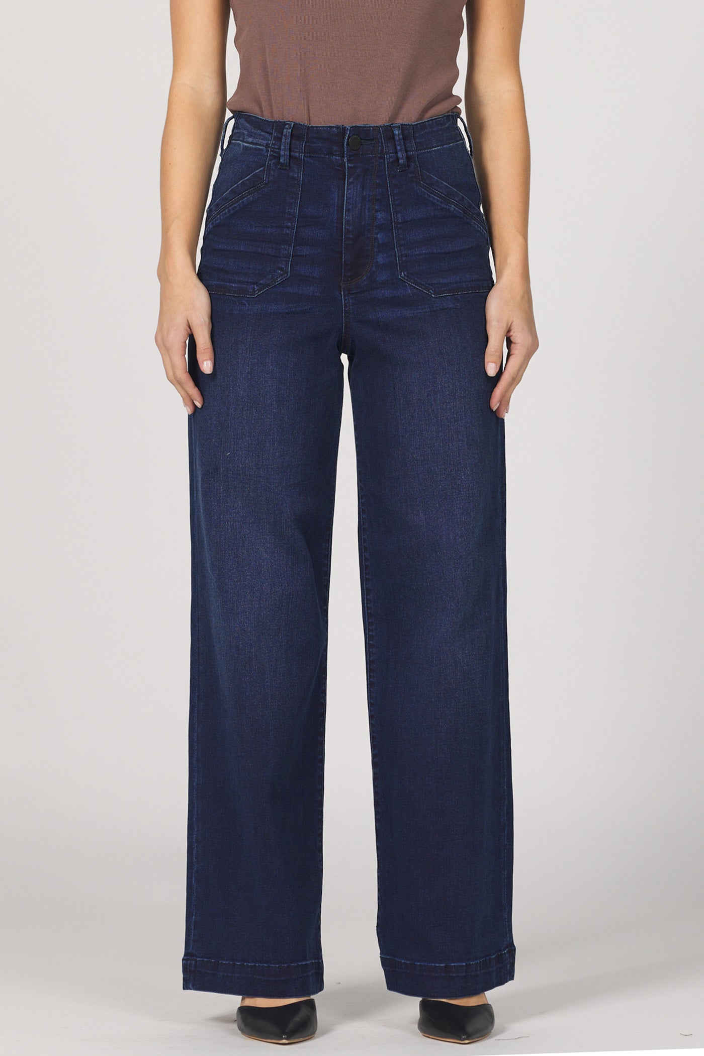 Audrey High Rise Jeans in Moon Shade by Dear John
