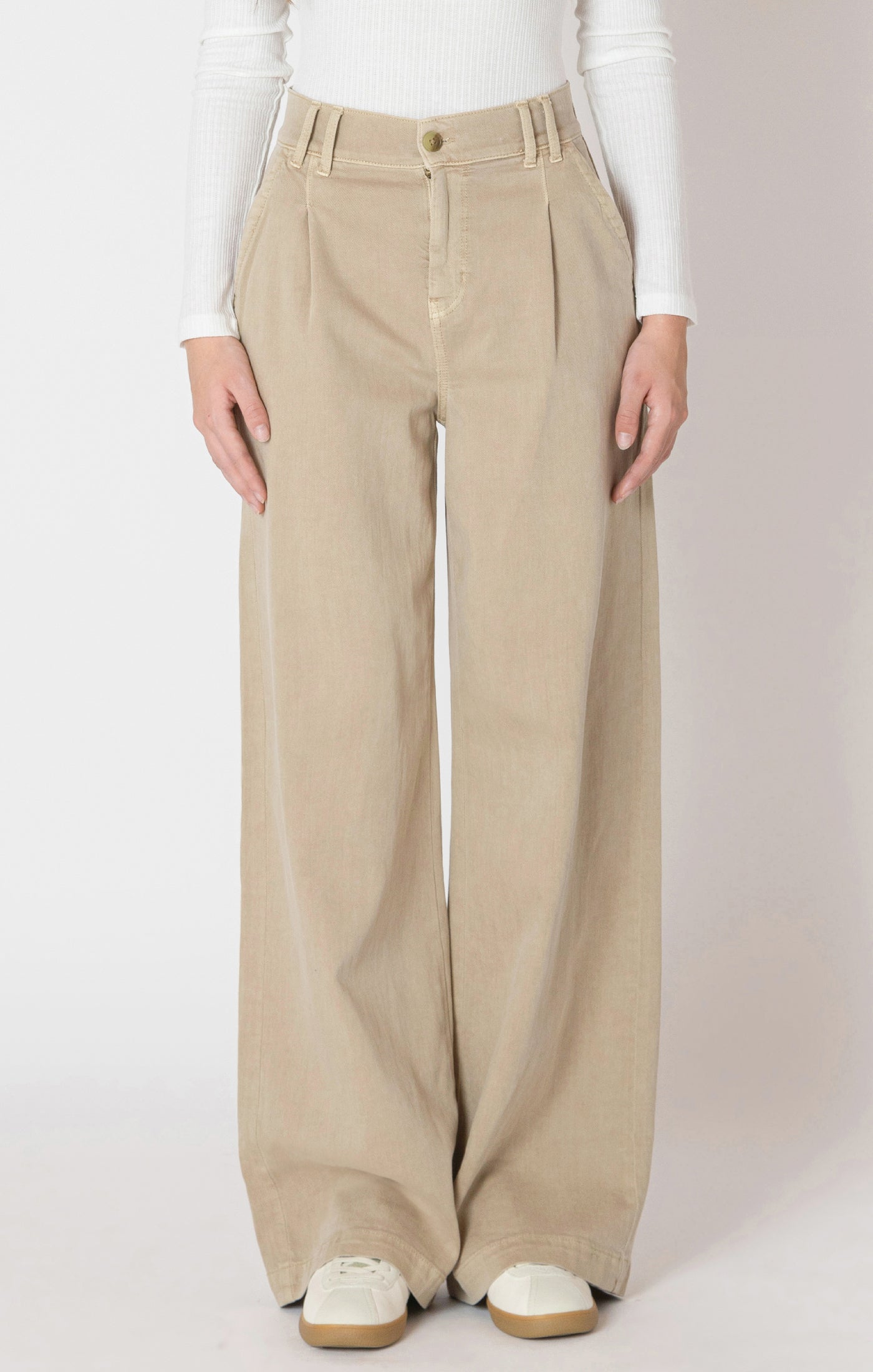 Chai Latte Wide Leg Pants by Dex