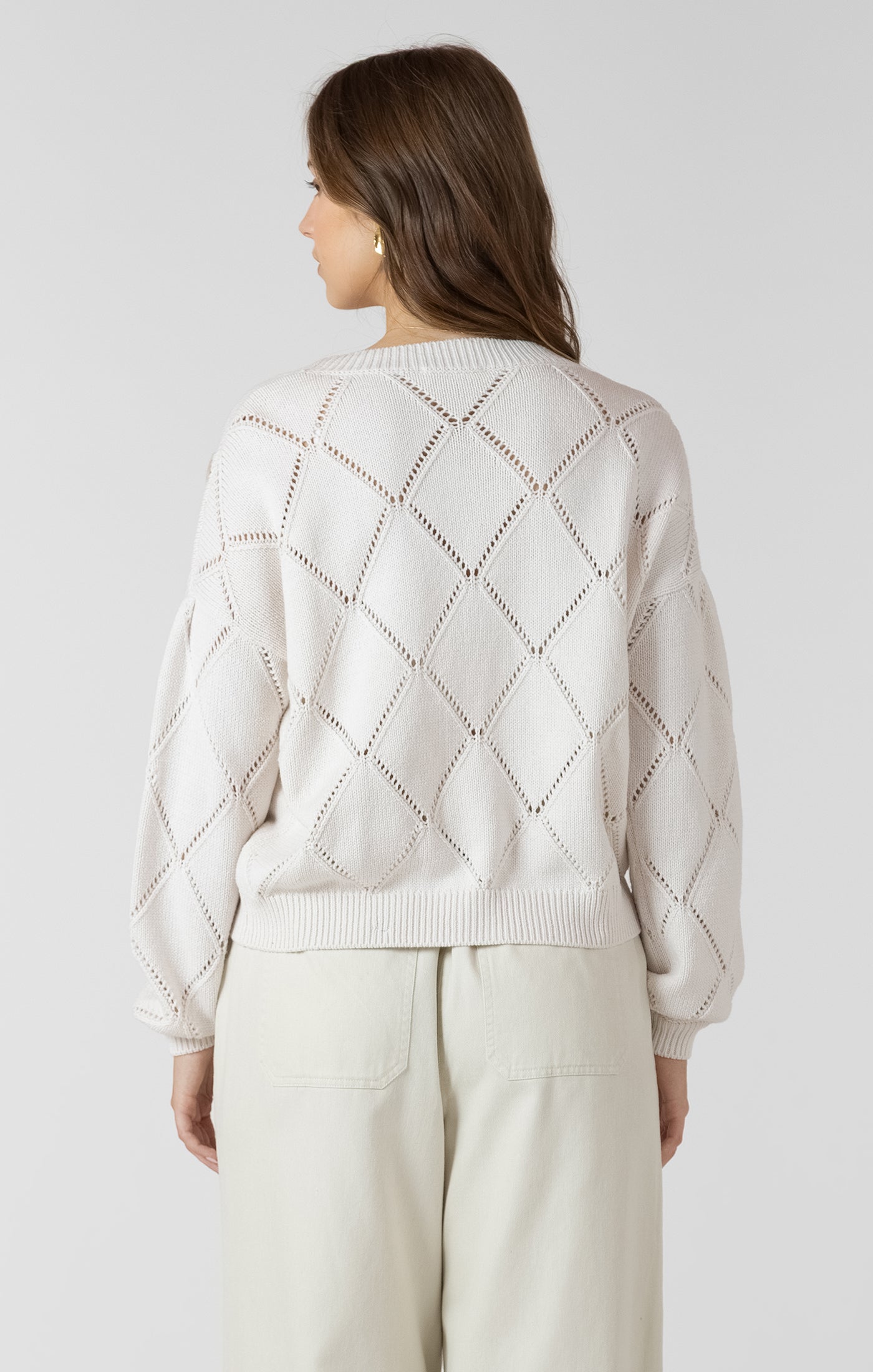 Garden Whisper Pointelle Cardigan by Dex