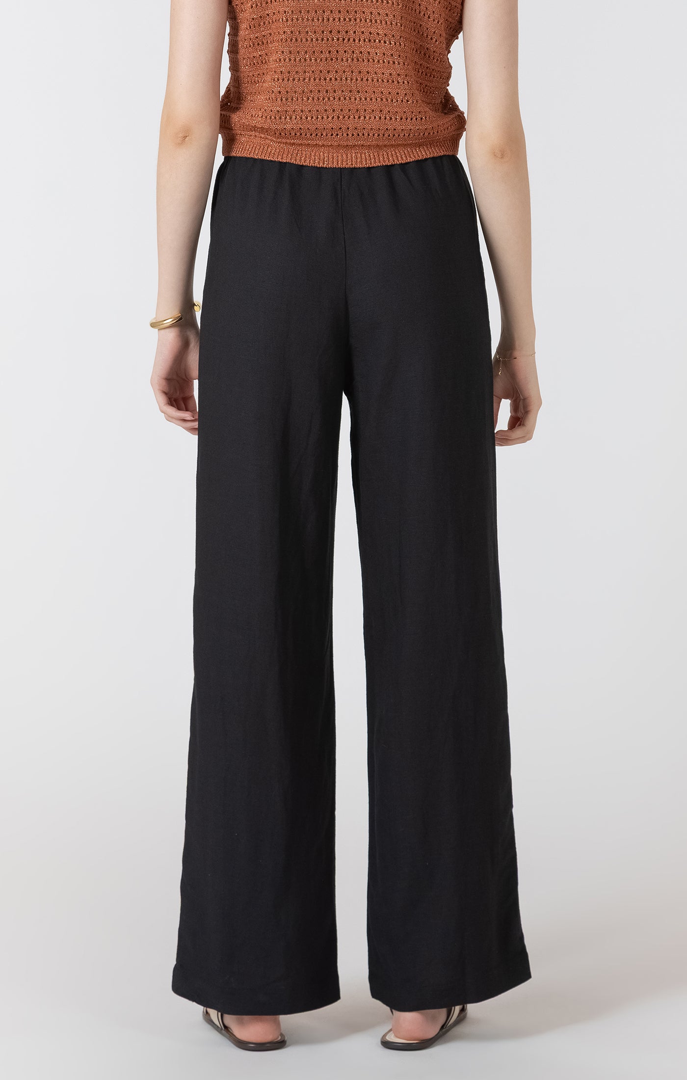Midnight Breeze Linen Blend Pants by Dex