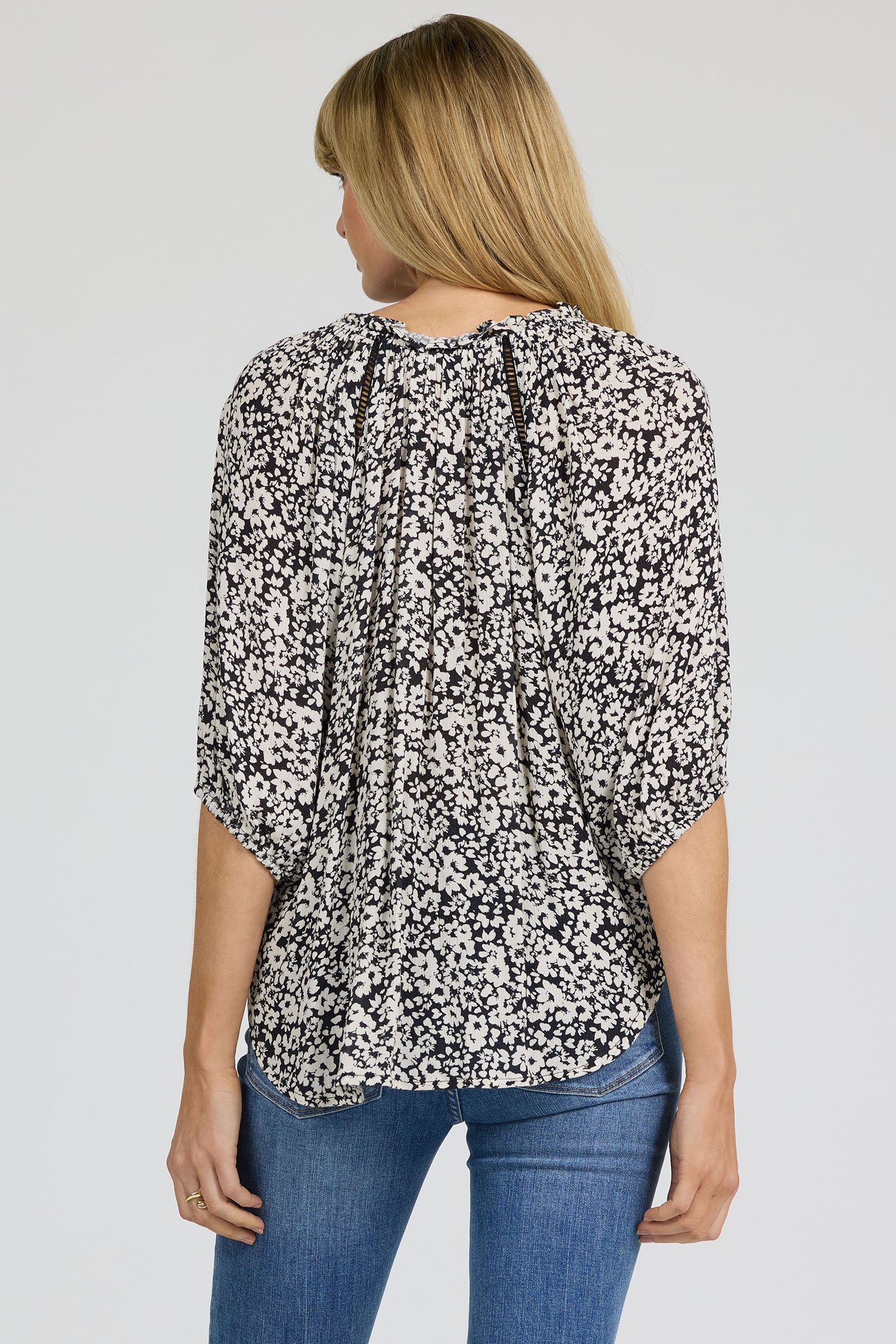 Costa Top in Black Pansey by Dear John