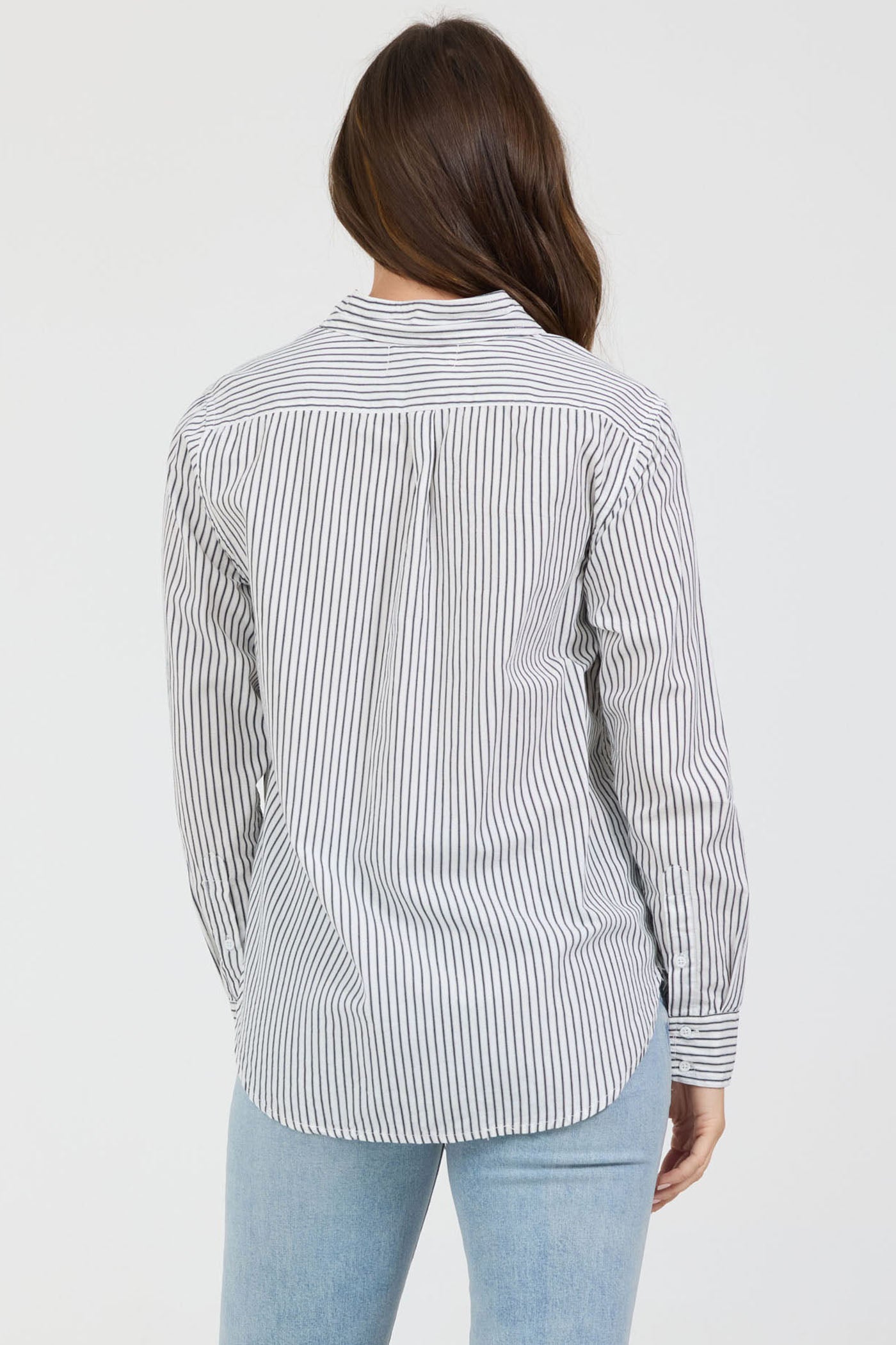 Lolita Top in Dark Gull Stripe by Dear John