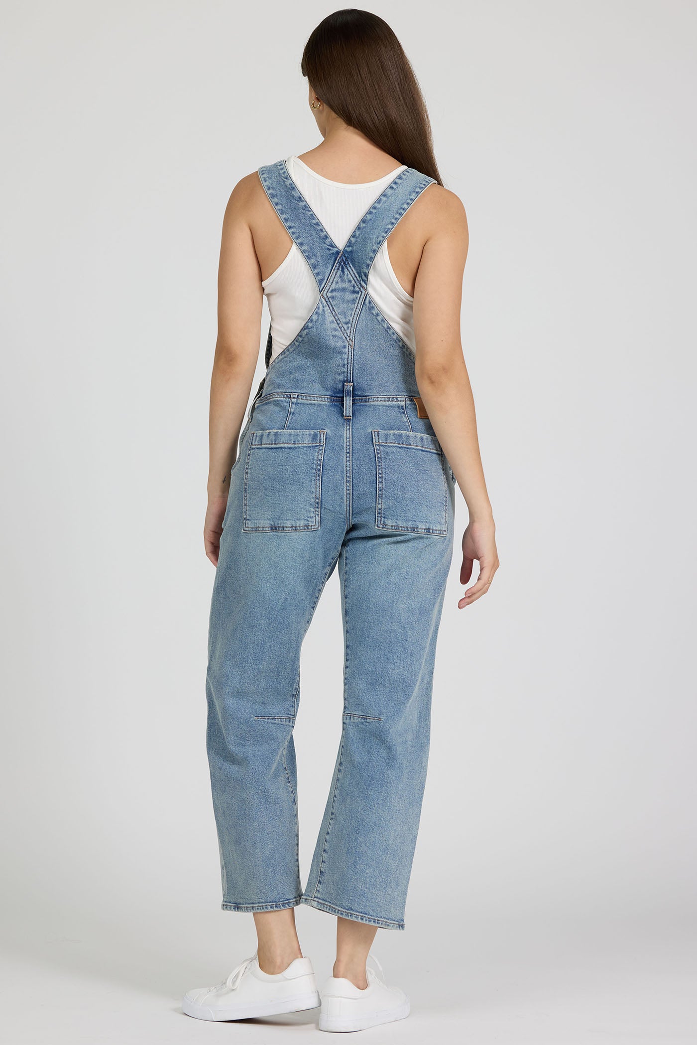 Lasso Barrel Leg Overalls in Western Hue by Dear John
