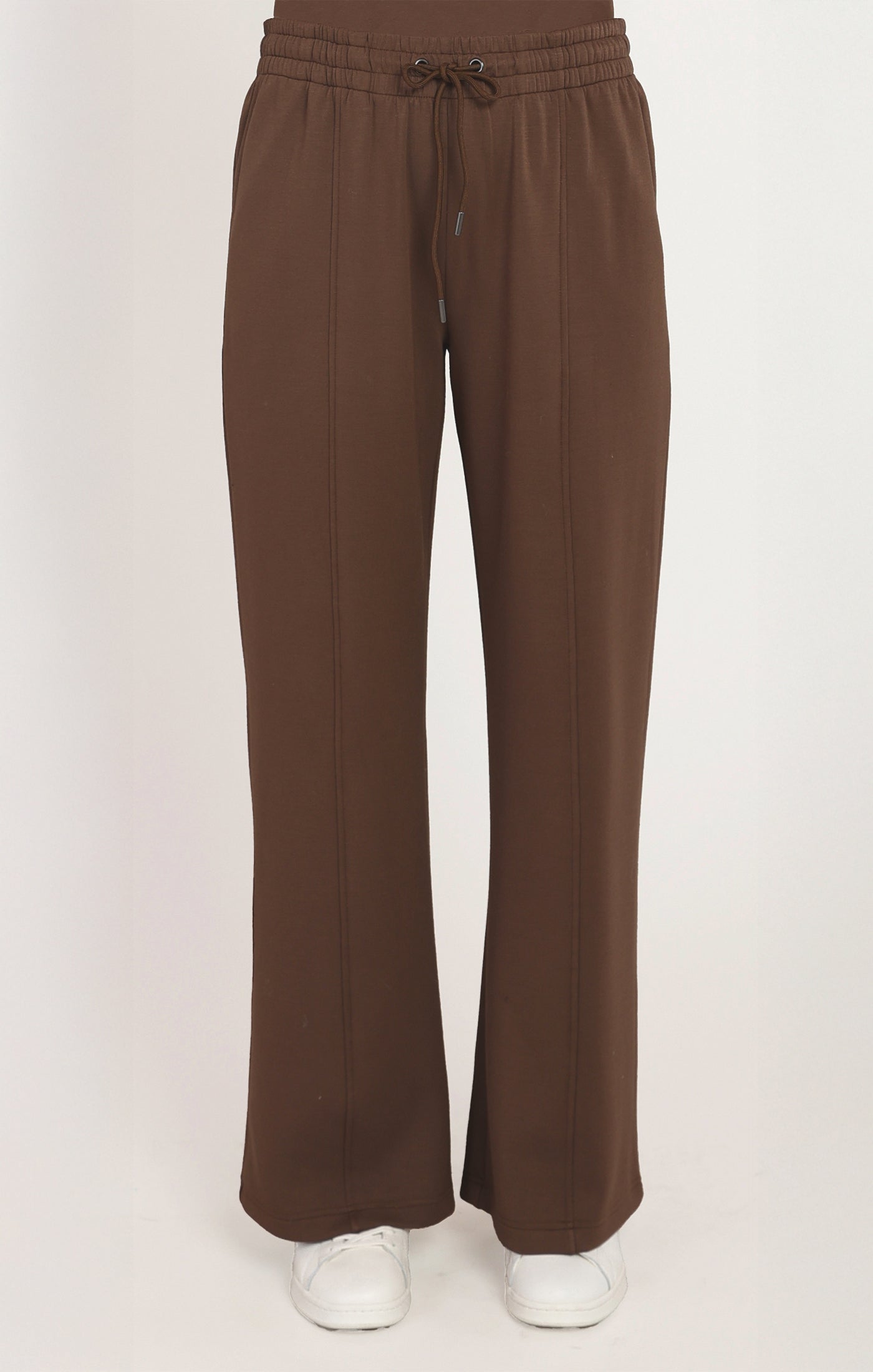 Sweet Escape Scuba Pants in Milk Chocolate by Dex