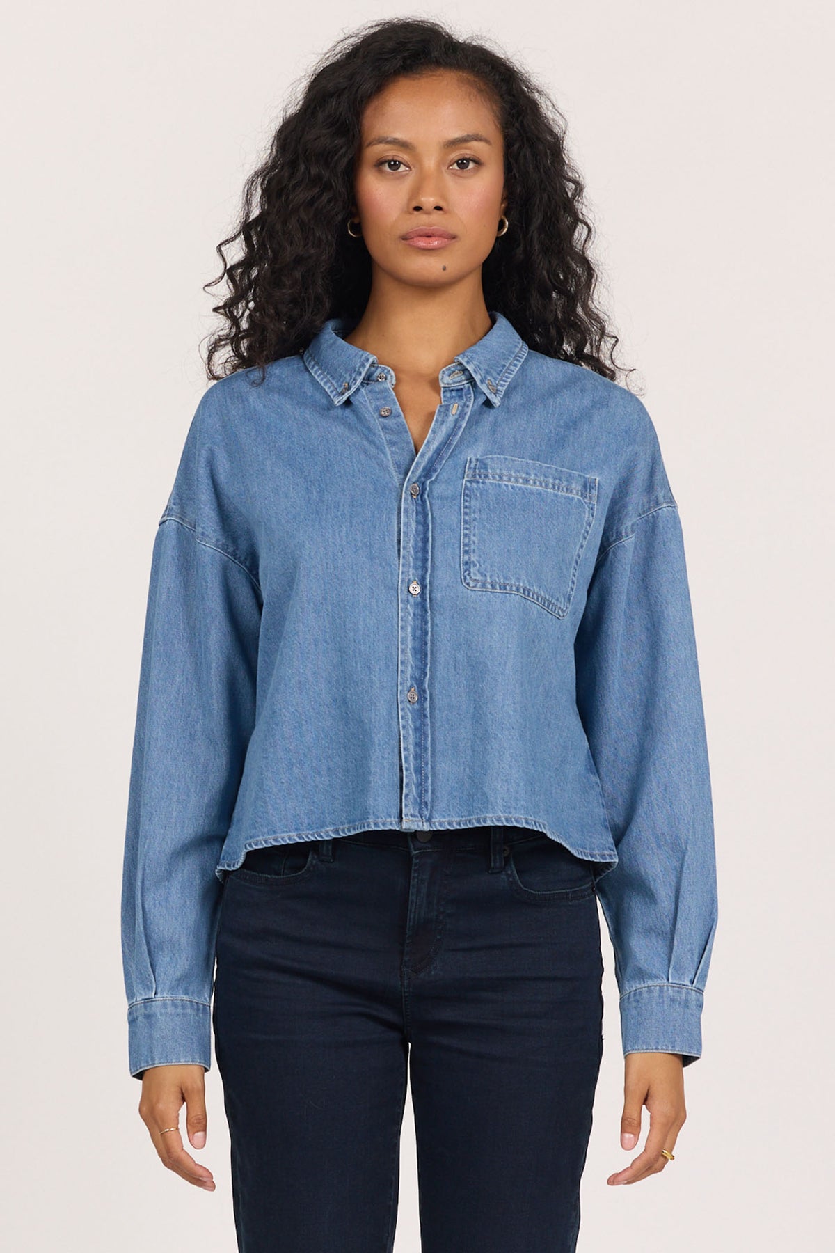 Cropped Adrianna in Ocean Wash by Dear John
