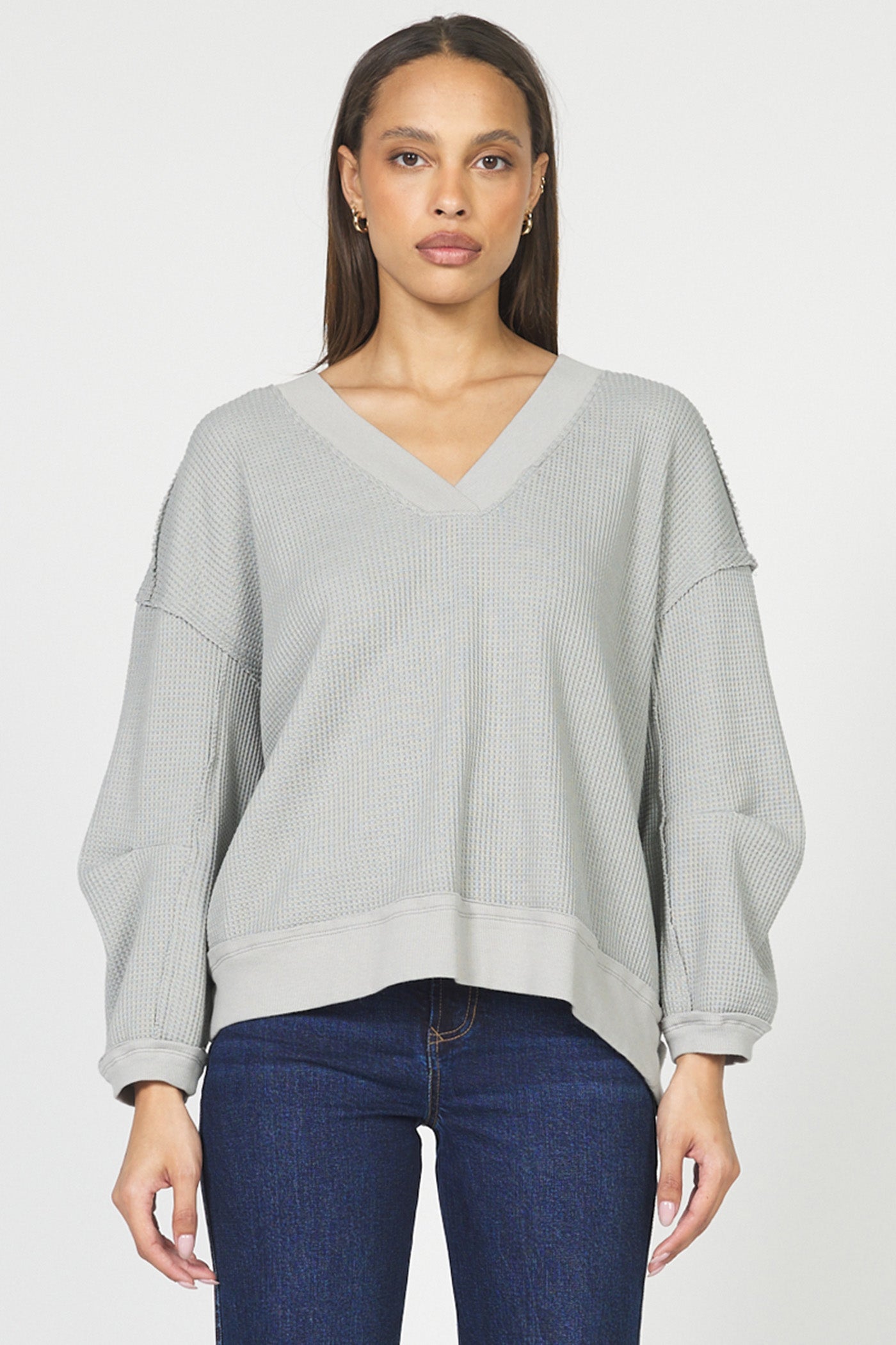 Martine Waffle Knit Top by Dear John