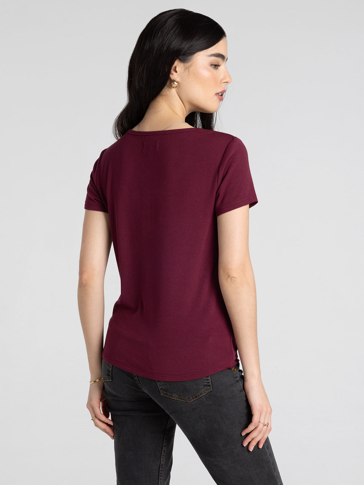 Evanore Top in Zinfandel by Thread & Supply