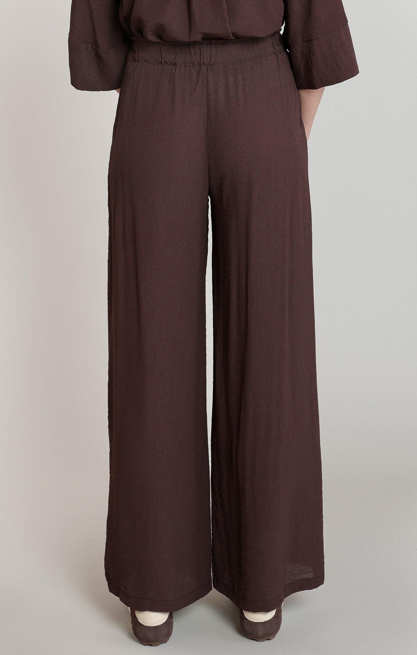 Espresso Hour Wide Leg Pants by Dex