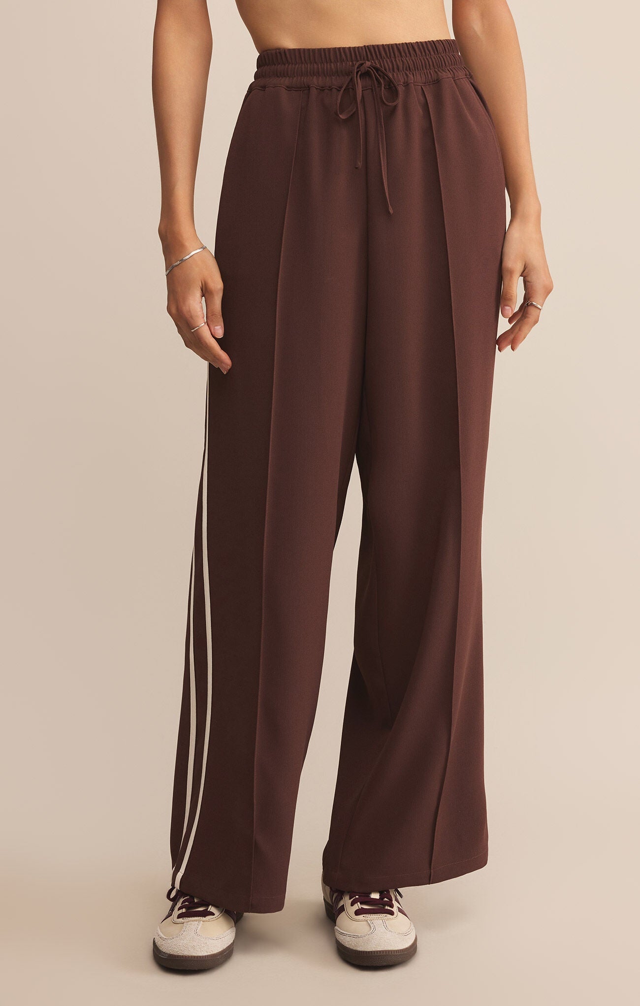 Saunder Track Pant in Sandalwood by Z Supply