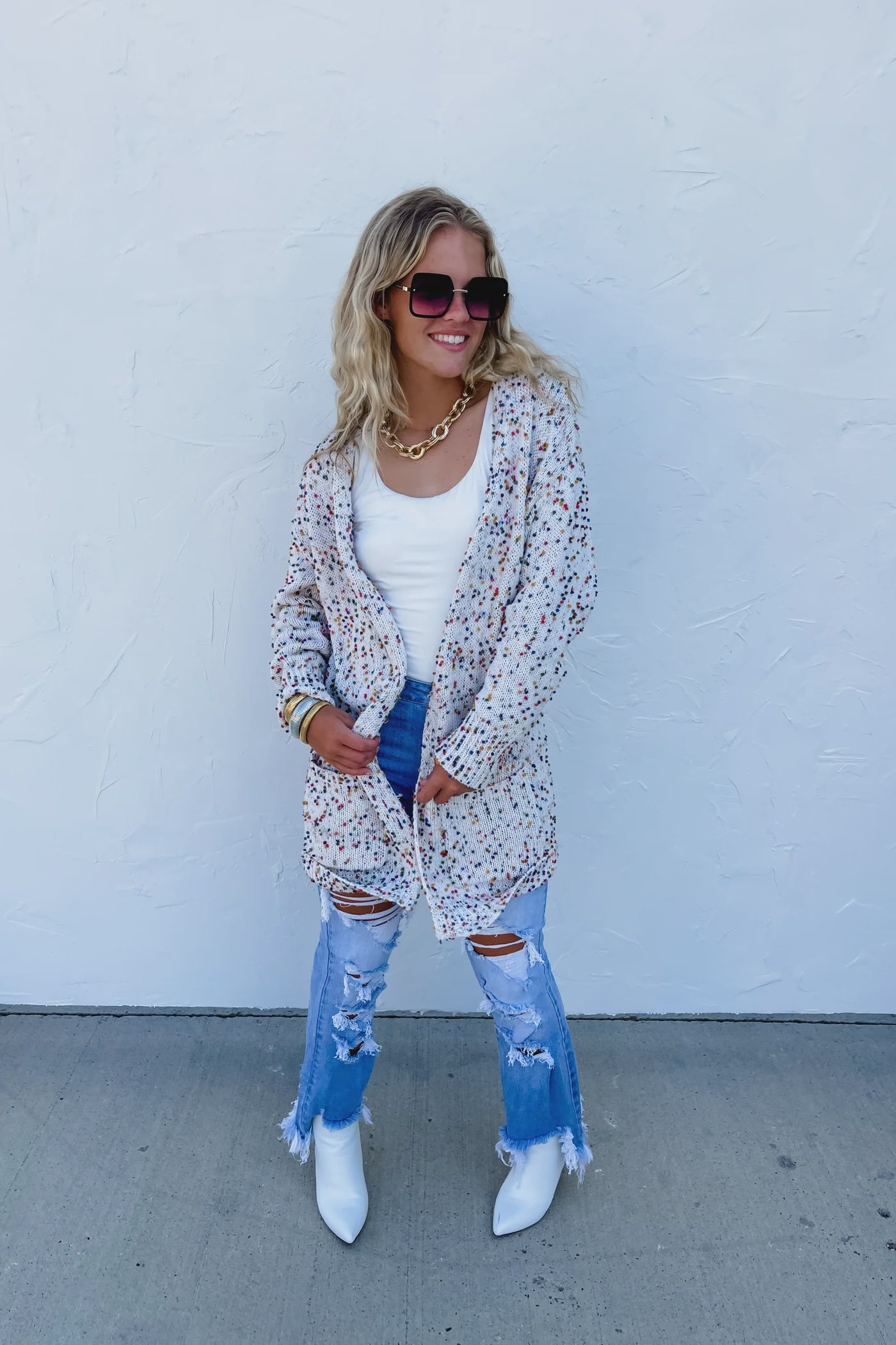 Miley Dot Cardigan