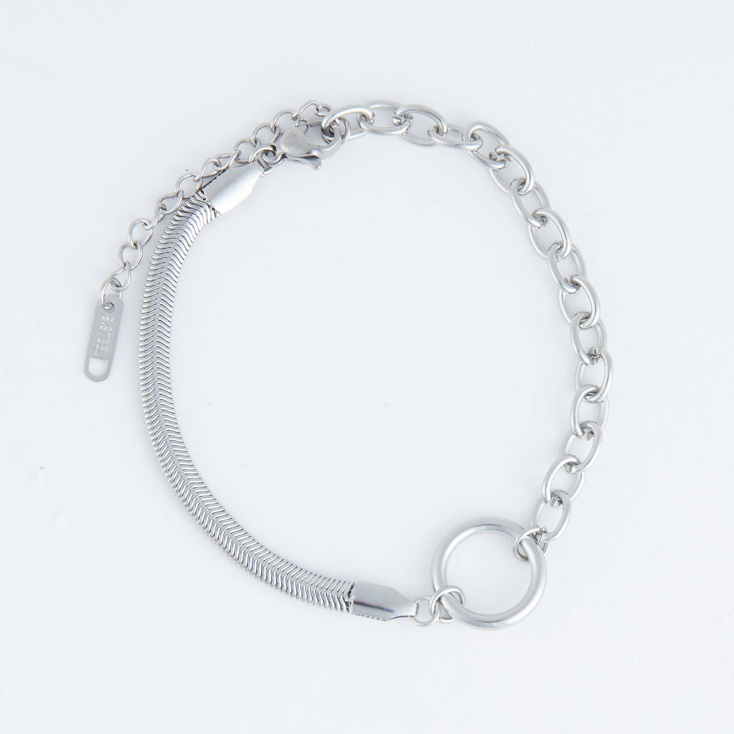 Narelle Waterproof Cable & Snake Chain Bracelet