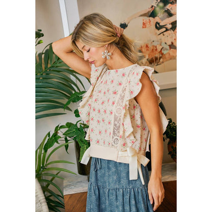 Sweet Meadow Flutter Top