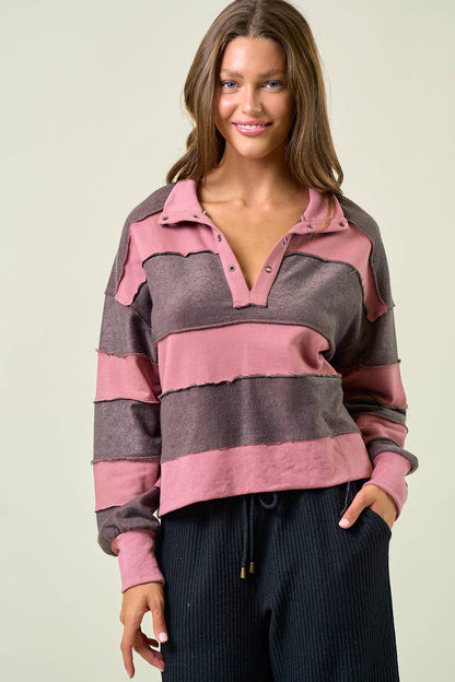 Chill Stripe Club Pullover
