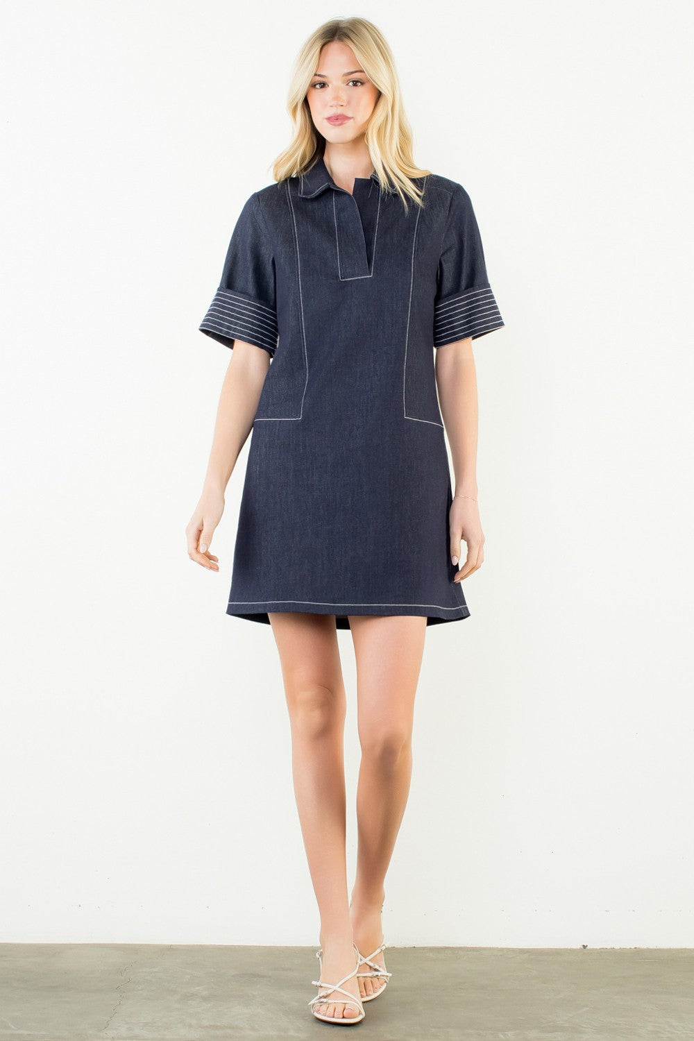 Effortless Editor Dress by Skies Are Blue