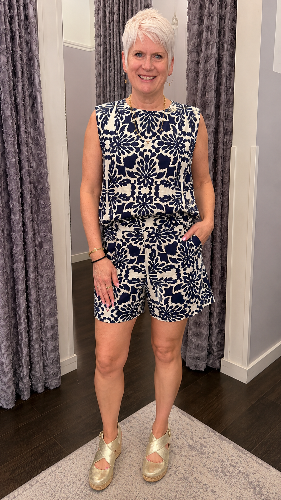 Cabana Bloom Shorts by Skies Are Blue
