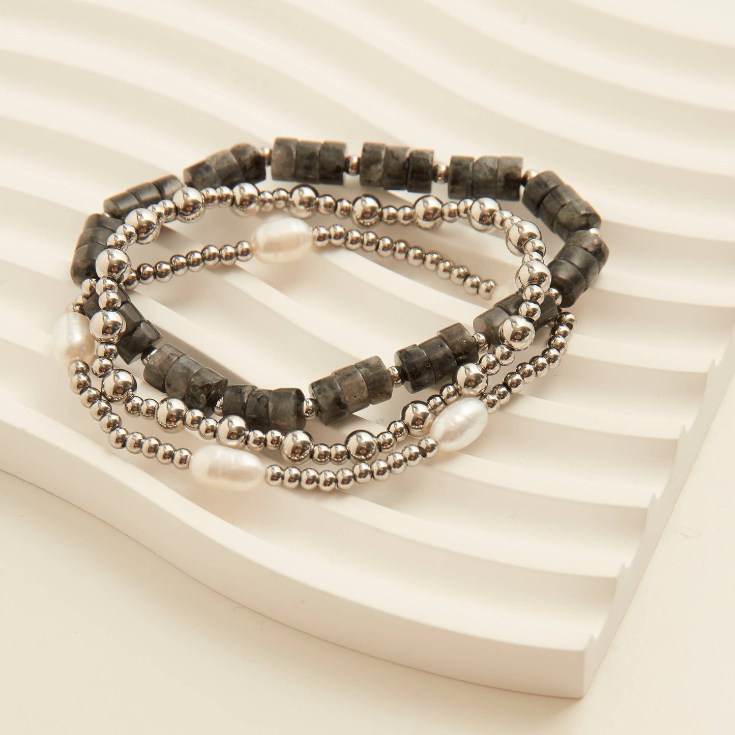 Narelle Waterproof Pearl Bracelet Set
