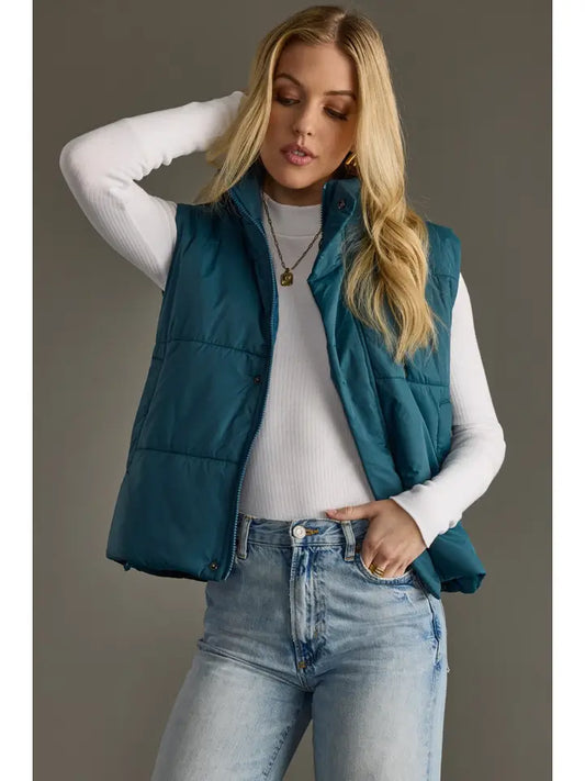 Teal Appeal Puffer Vest