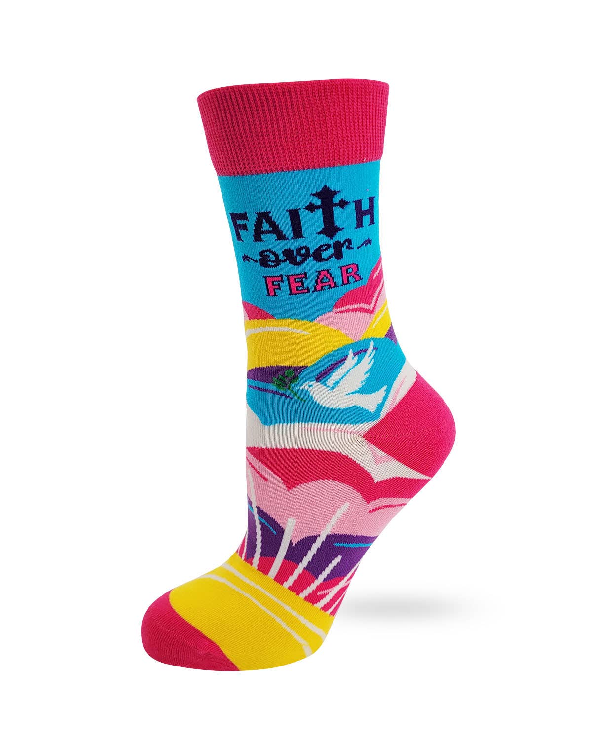 Faith Over Fear Women's Crew Socks