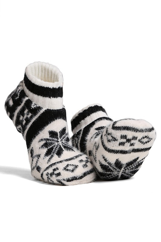 Let It Snow Non-Slip Slipper Ankle Socks