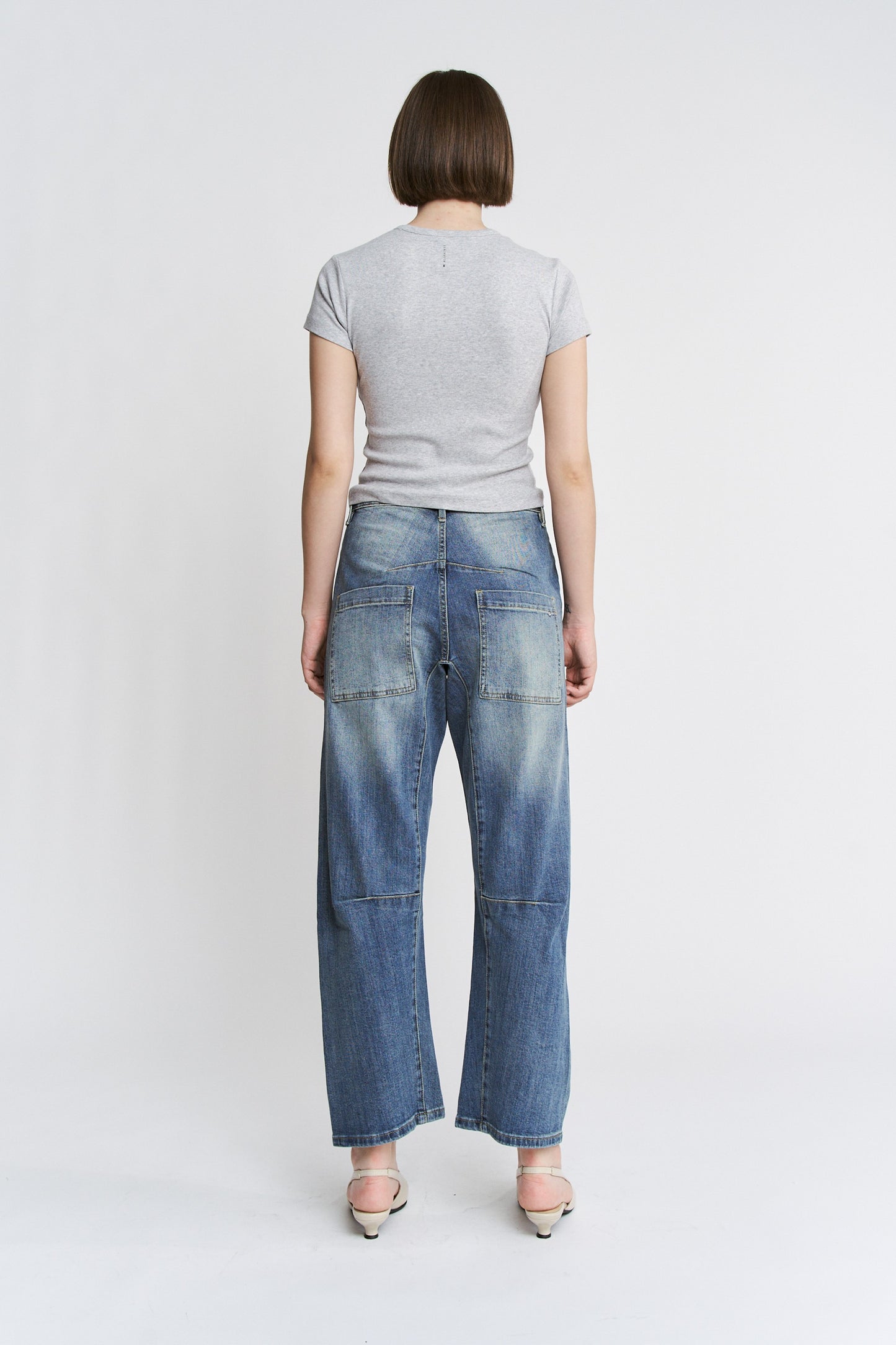 Bluebird Barrel Leg Jeans by Mica Denim