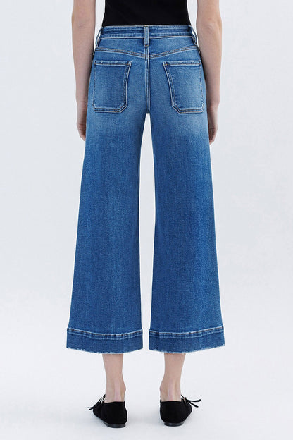 High Rise Crop Utility Wide Leg in Magellanic by Lovervet