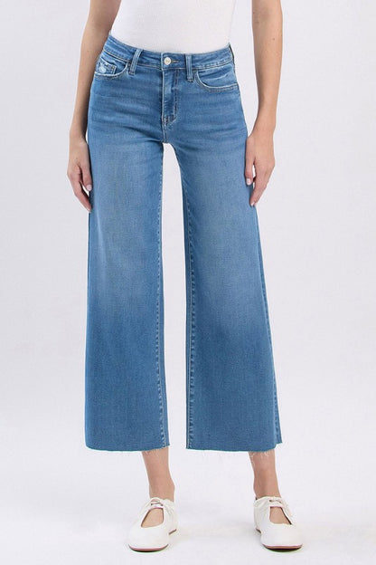 Aileeha High Rise Super Soft Wide Crop in Right by Vervet