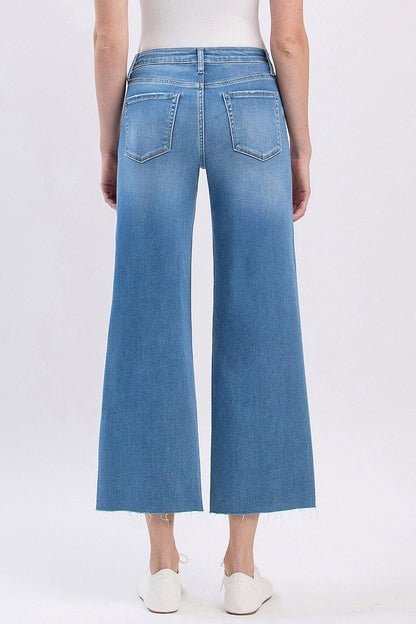Aileeha High Rise Super Soft Wide Crop in Right by Vervet