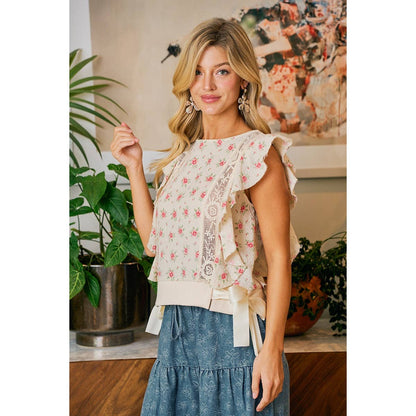Sweet Meadow Flutter Top