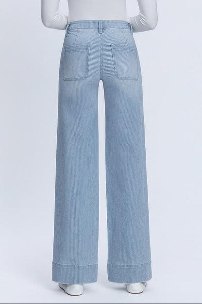 Sunday Sail Pinstripe Jeans by Vervet