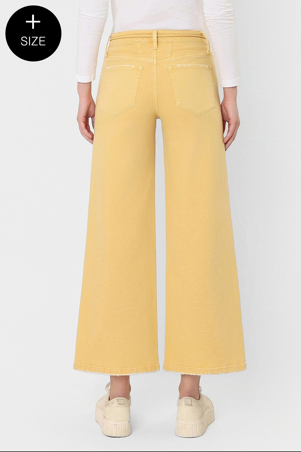 Meadow Walk Wide Leg Jeans in Marigold by Vervet