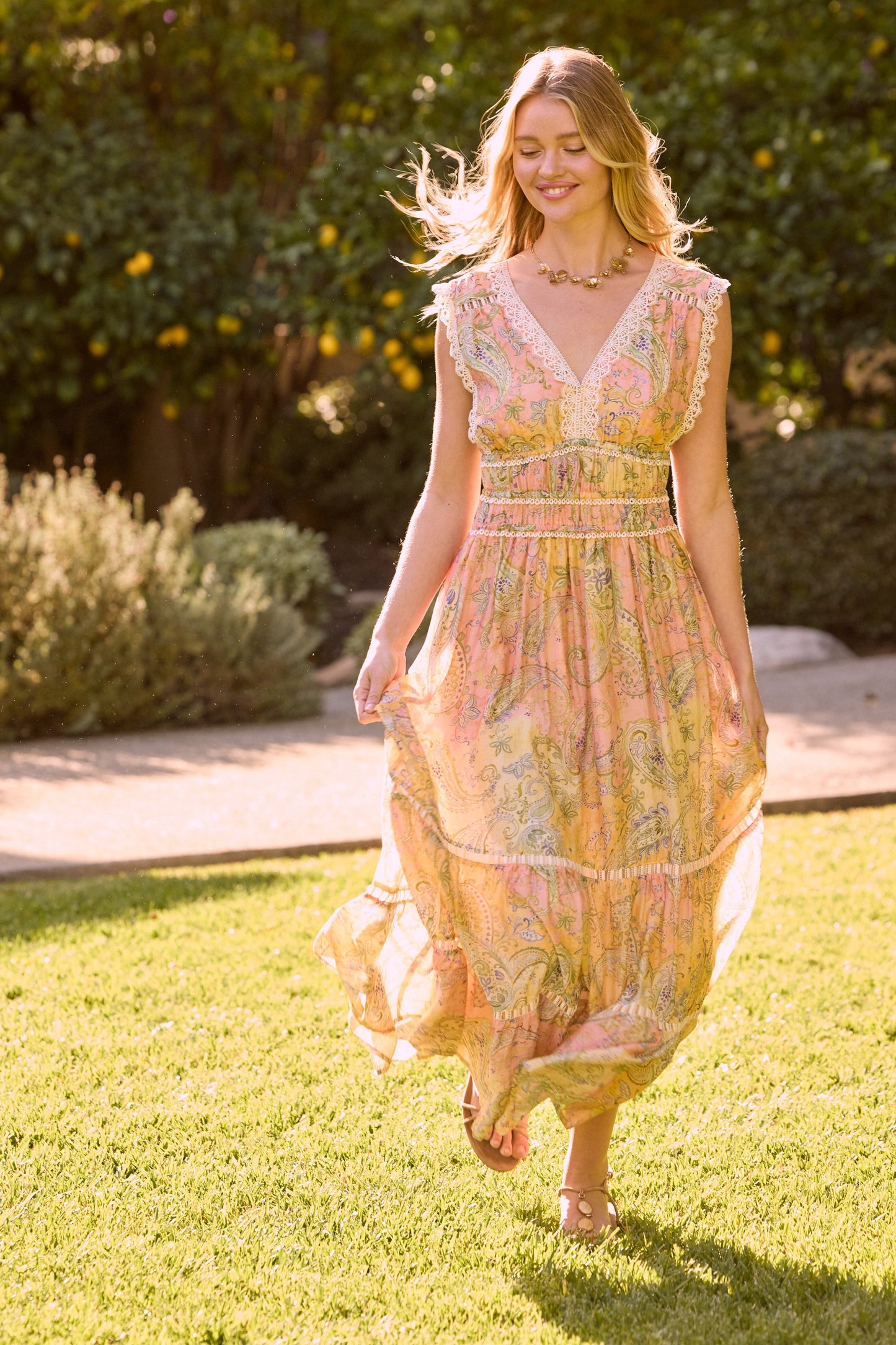 Sweet Tea & Sunshine Maxi Dress by Skies Are Blue